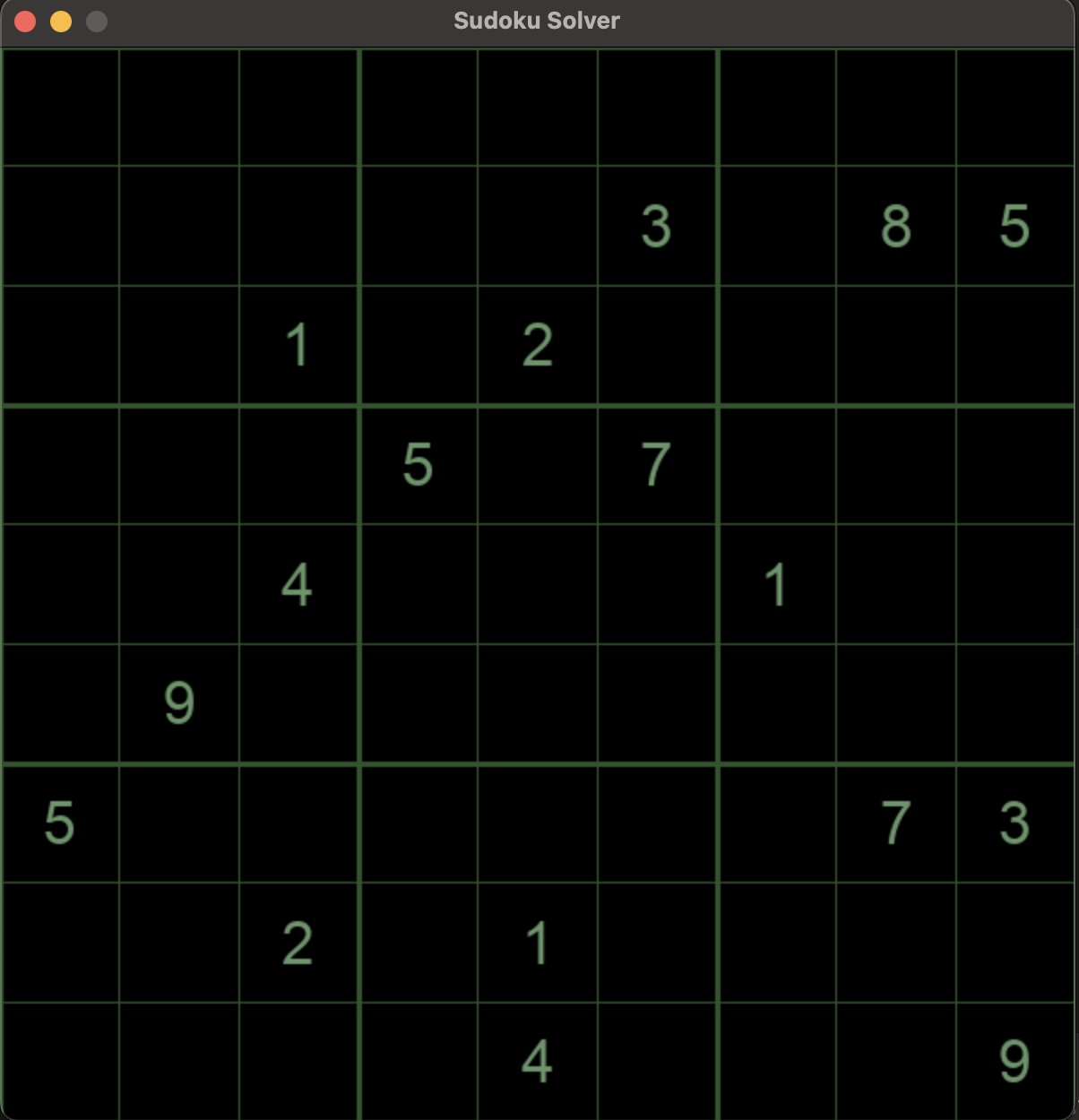 Sudoku Solver